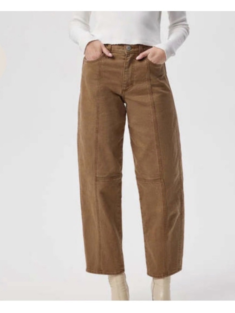 AMO Denim Wilma Pants barrel jeans 27 USA